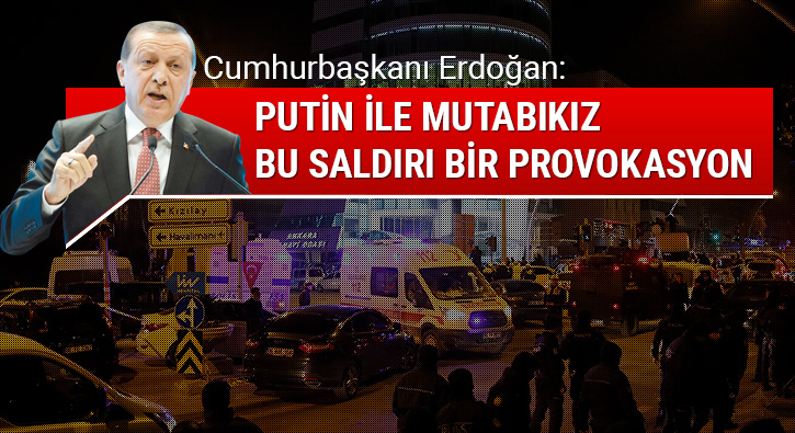 Cumhurbakan Erdoan: Bu terr eylemi Trkiye-Rusya ilikilerine ynelik bir provokasyondur