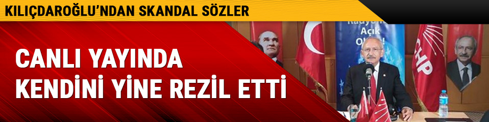 Kldarolu canl yaynda kendini yine rezil etti