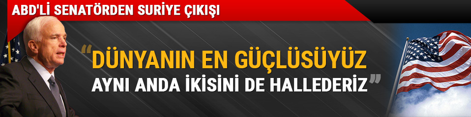 ABD'li senatrden Suriye k: kisini de ayn anda hallederiz
