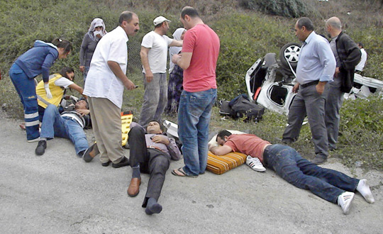 Sakaryada trafik kazas: 5 yaral