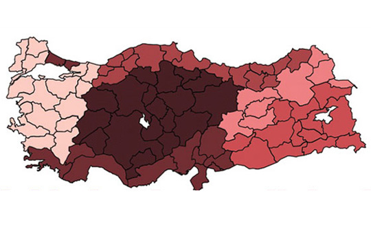 'Trkiye Deerler Atlas 2012' aratrmasndan ilgin sonular