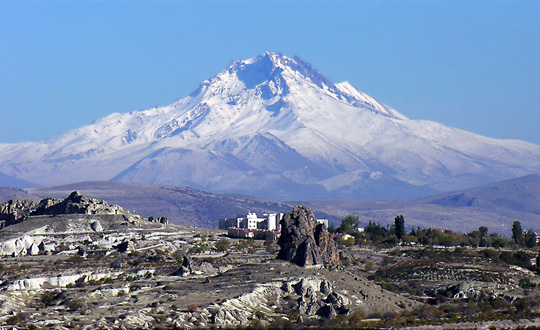 Erciyes'e kar yad