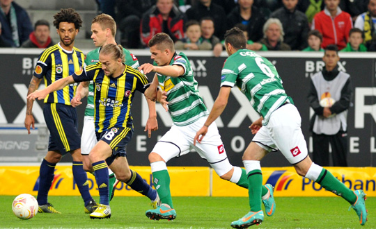 Fenerbahe - Borussia Mnchengladbach'a gol yadrd