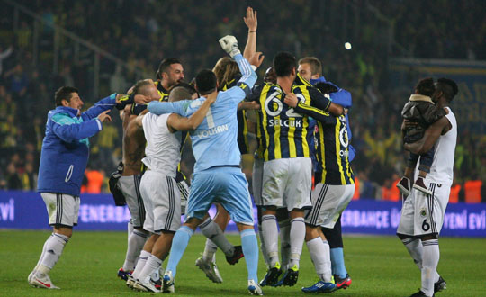 Fenerbahe'nin Kadky'deki derbilerde stn