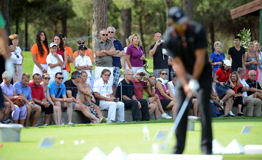 Golf heyecan Belek'te balad