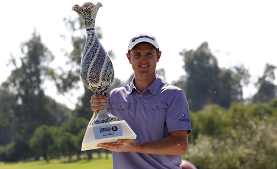 Golfte kupann sahibi Justin Rose