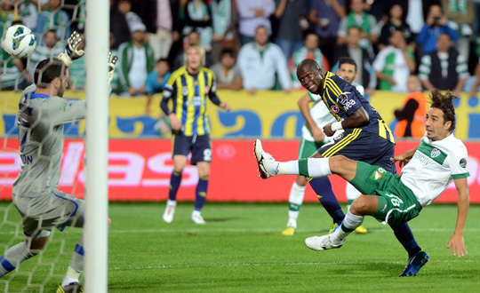 Bursaspor - Fenerbahe ma beraberlikle bitti - ZLE