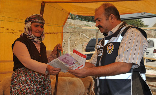 Polis kurban satclarn uyard