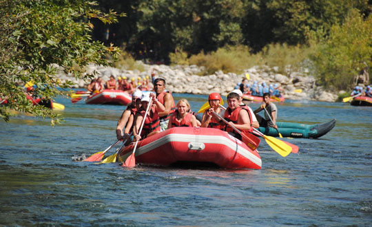 Kprl Kanyon'da rafting sezonu sona erdi