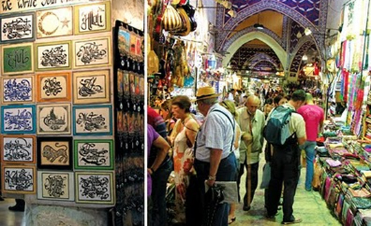 stanbul'da turist says tavan yapt