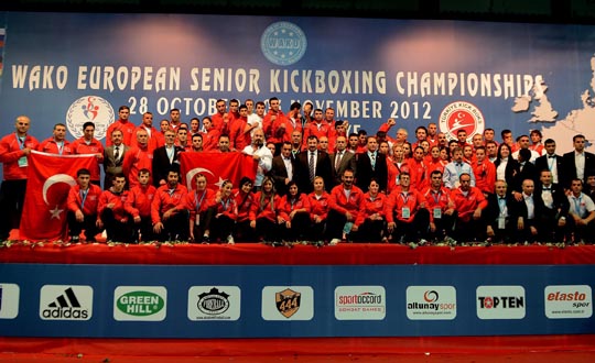 WAKO Avrupa Kick Boks ampiyonas sona erdi