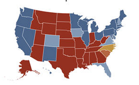 Obama ve Romney'in oylar eit ama...