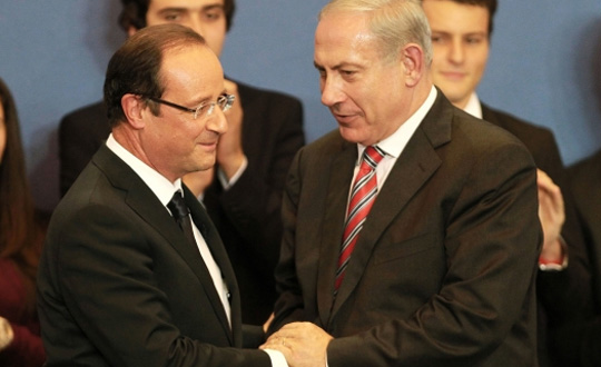 Hollande'den Netanyahu'ya sert tepki