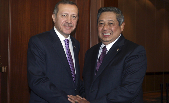 Erdoan, Yudhoyono ile grt