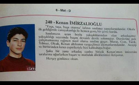 te liseli Kenan mirzalolu!