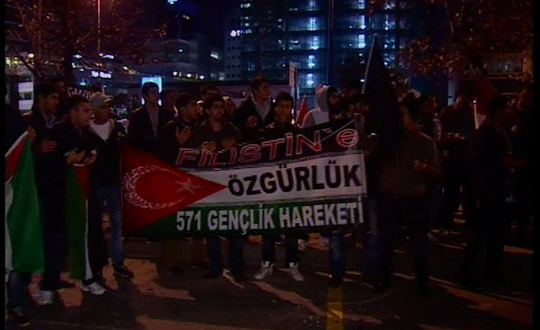 srail, stanbul'da protesto edildi