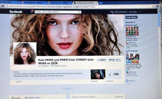 Kate Moss'un  Bodrum fotoraflar