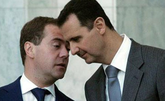 Medvedev'den Esad aklamas