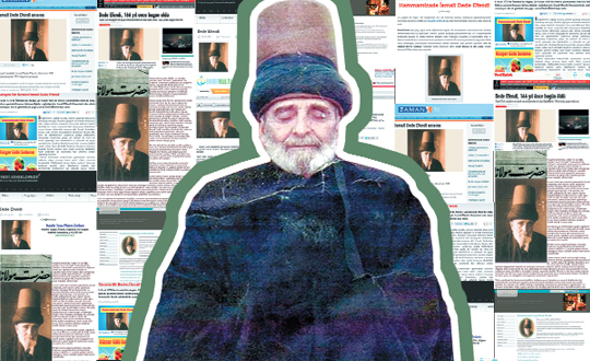 Kravatl Dede Efendi fotorafnn ardndaki gerek
