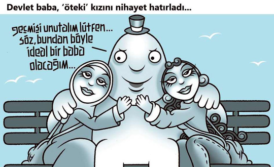 Ahmet Kesgin'den anlaml karikatr