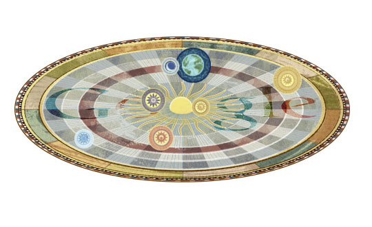 Google'dan Polonyal bilgin Nicolaus Kopernik iin ok zel doodle