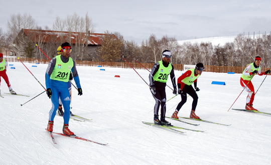 Erzurum'da  Dnya Genler Snowboard ampiyonas balad