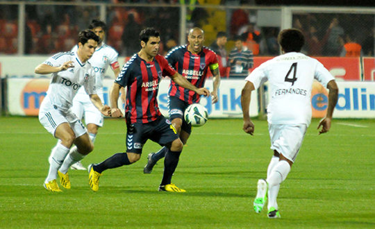 Mersin dman Yurdu: 1 - Beikta: 1 ilk yar sonucu