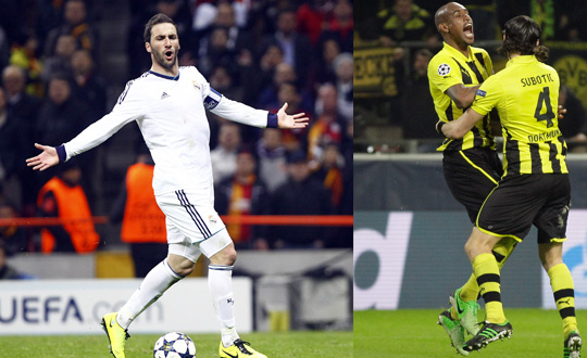 Real Madrid ve Dortmund yar finalde