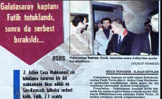 İşte Fatih Terim'in tutuklanma görüntüsü