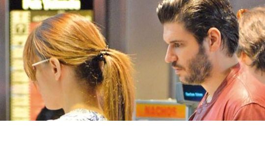Tolgahan Sayman ve Selen Soyder'in sinema keyfi
