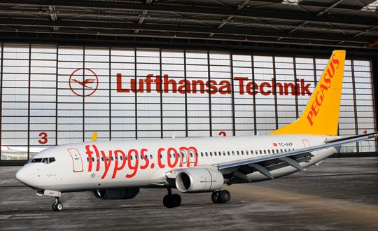 Lufthansa teknik  Pegasus'la anlama imzalad