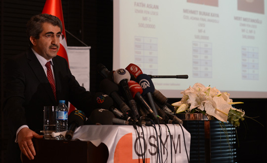 SYM'den 2013 LYS'de iptal edilen sorular aklamas