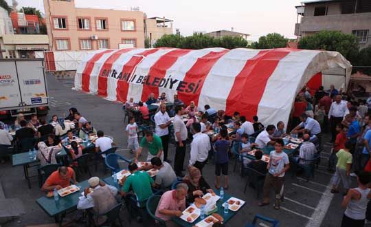 Bayrakl'da 7 iftar adr kurulacak