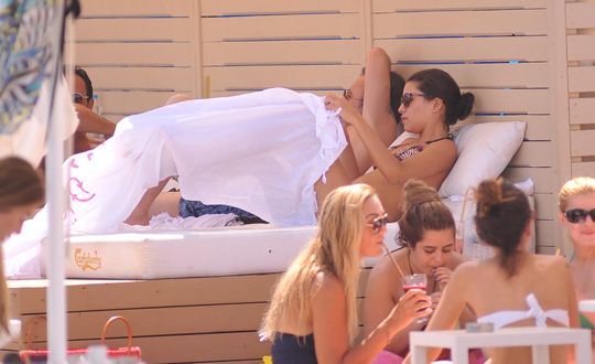 Sergen'den eme'de paparazzi nlemi