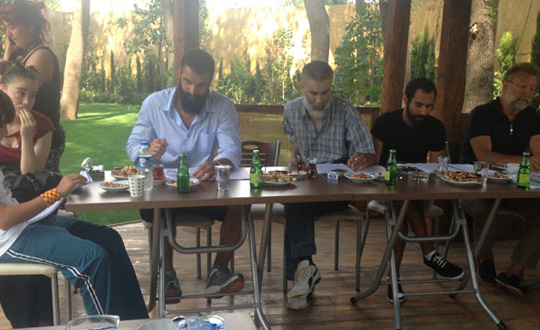 'Fatih' dizisi oyuncuları okuma provasında