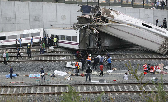 spanya'da tren kazas: 30 l 