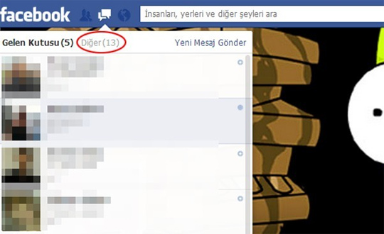 Facebookun 'grlmeyen' mesaj kutusu