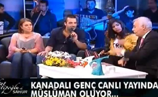 Kanadal gen Nihat Hatipolu'nun programnda Mslman oldu!