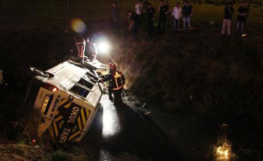 stanbul'da minibs dereye utu