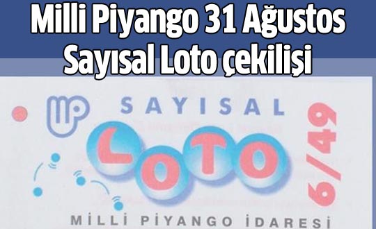 te Milli Piyango Saysal Loto ekilii - 31 Austos Saysal Loto ekildi (mpi)