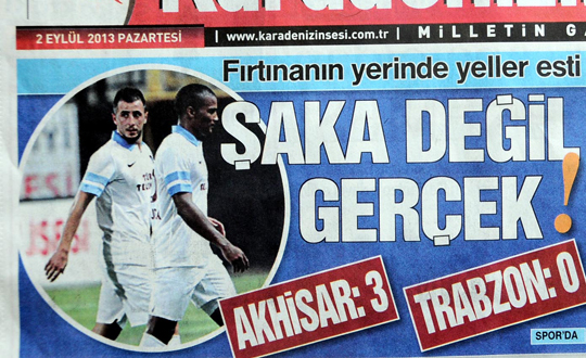 Trabzonspor'da byk ok