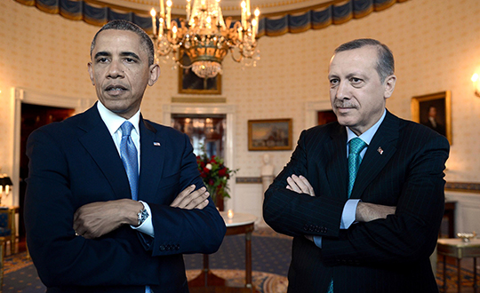 Babakan Erdoan, Obama ile grt 