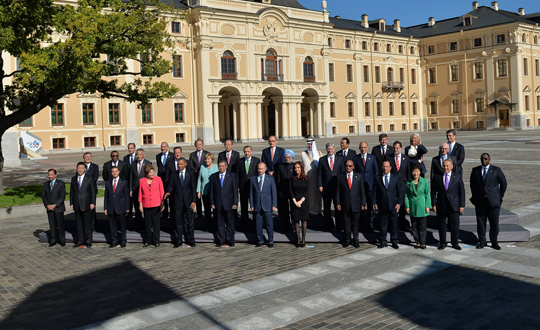 G-20 liderleri aile fotoraf ektirdi