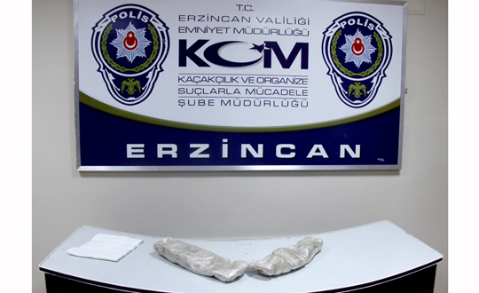 Erzincan'da uyuturucu operasyonu