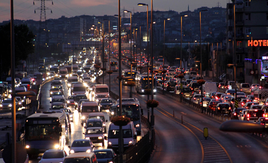 Kkekmece'de trafik ilesi