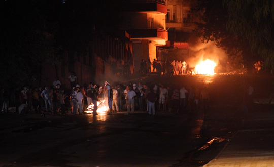 Hatay'da izinsiz gsteri