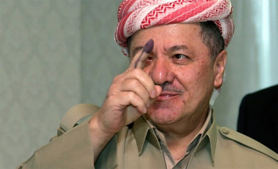 Barzani rakiplerine fark att