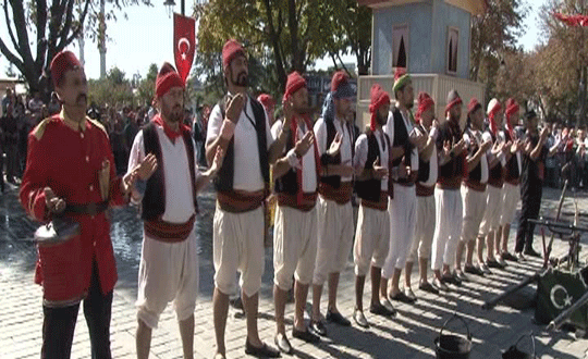 Sultanahmet Meydan'nda tulumbac gsterisi