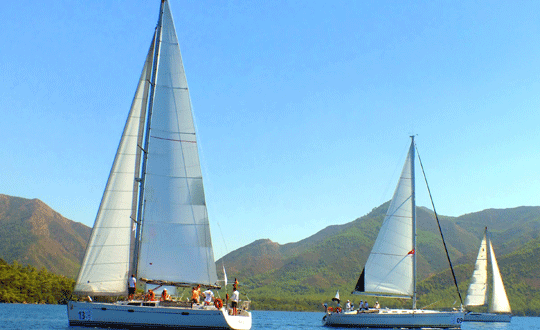 Rus iadamlar Marmaris'e yelken at