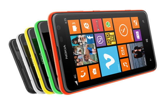 Nokia Lumia 625 sata kt